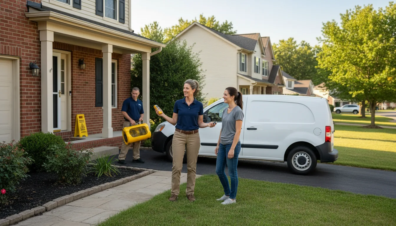 Water restoration image for Dehumidification And Cleanup Services in Lismore, MN